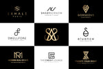 Load image into Gallery viewer, Professional Geometric Logo Design with Clean Lines and Balance (Up to 2 Concepts)