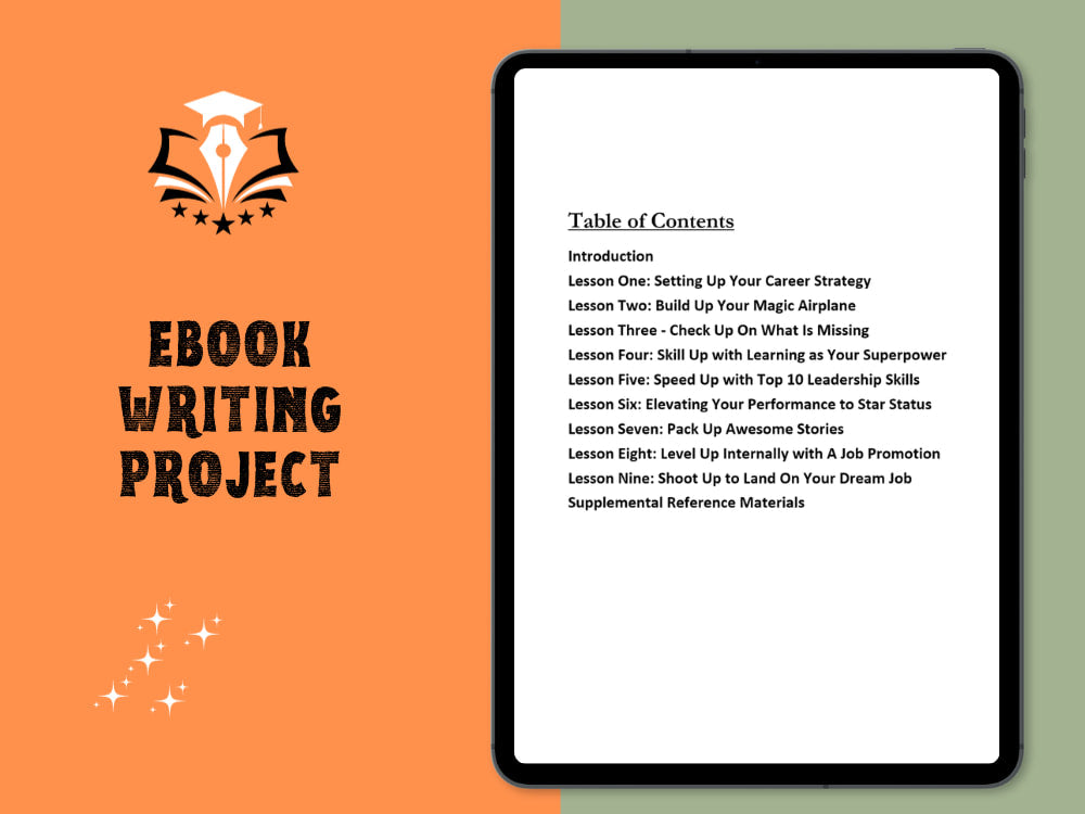 You will get an ORIGINAL, UNIQUE, CREATIVE & SELLABLE book or ebook on any topic (Upto 10K words)