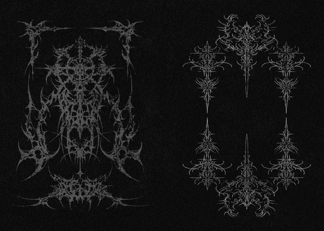 Create cyber sigilism and tribal for clothing and tattoo