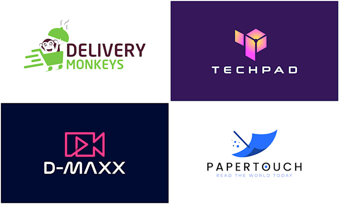 Modern Minimalist Logo Design Tailored for Your Business (1 Concept)