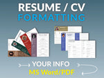 Load image into Gallery viewer, Entry Level Resume For 0 -2 years of work Experience