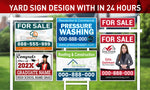 Load image into Gallery viewer, Design yard sign, lawn sign, bandit sign, sign board and signage design