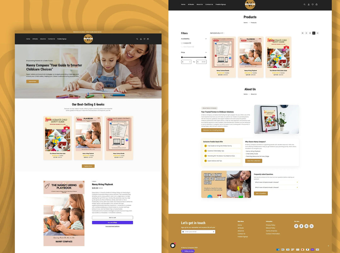I will redesign your website into a modern professional site with up to 10 pages in Shopify
