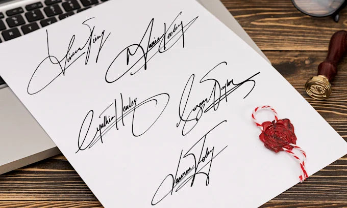 I Will Design an Elegant Custom Signature Logo for Your Brand Identity (Up to 5 Concepts)