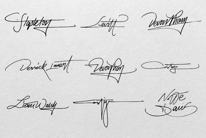 I Will Design an Elegant Custom Signature Logo for Your Brand Identity (Up to 7 Concepts)