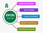 Load image into Gallery viewer, I will do accurate data entry, copy paste, web scrap, PDF to excel-1 hour of work
