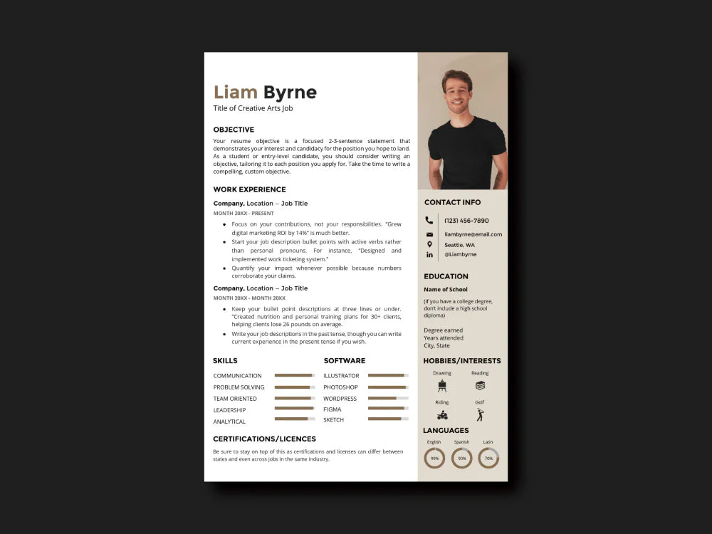 Top Level Resume for 10+ Years of Work Experience