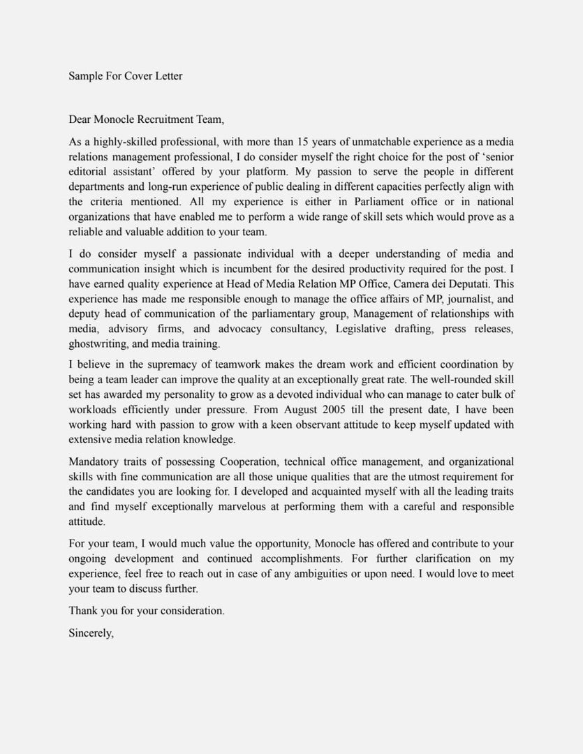I will do professional cover letter editing and proofreading