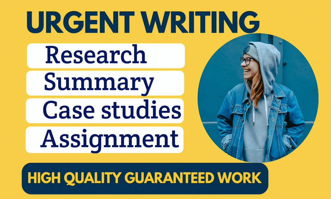 We will write professional research summaries and reports on any topic (Upto 2000 words)