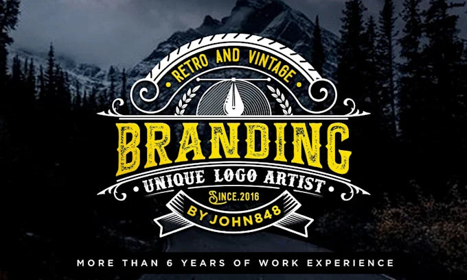 Custom Retro-Inspired Vintage Logo for Your Business (Up to 3 Concepts)