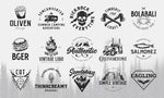 Load image into Gallery viewer, Custom retro-inspired vintage logo for your business (hand drawn - 1 concept)