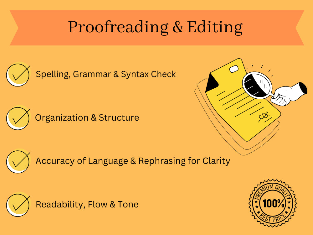 I will meticulously proofread and edit your blog post or article (Upto 1000 words)